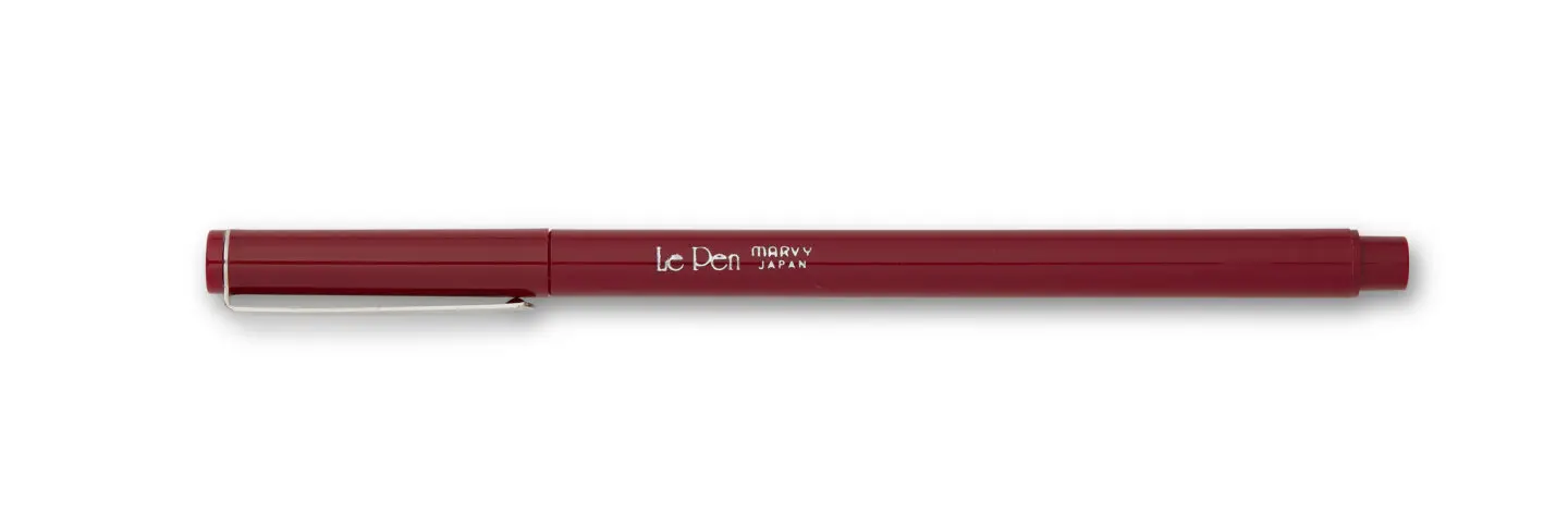 Le Pen Felt Pen - Burgundy