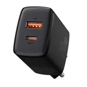 Baseus Compact Quick Charger USB-A+USB-C 20W