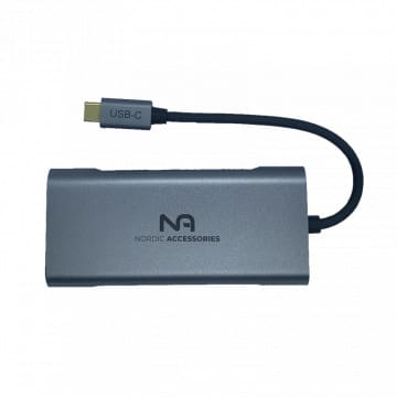 Nordic USB-C Multiport Adapter 7-in-1  -  Model: NOR-UH07-3