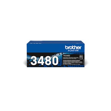 Brother TN 3480 - Sort - 8000 sider  -  Model: TN3480