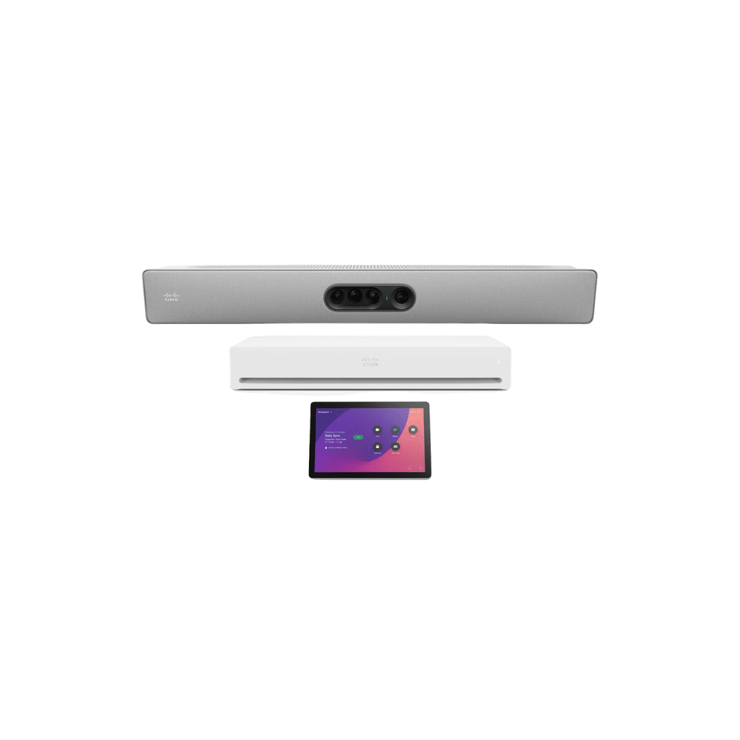 Cisco Webex Room Bar + - Room Kit EQ w/Codec EQ, Quad Cam (White)V/Navigator  -  Model: CS-KIT-EQ-K9