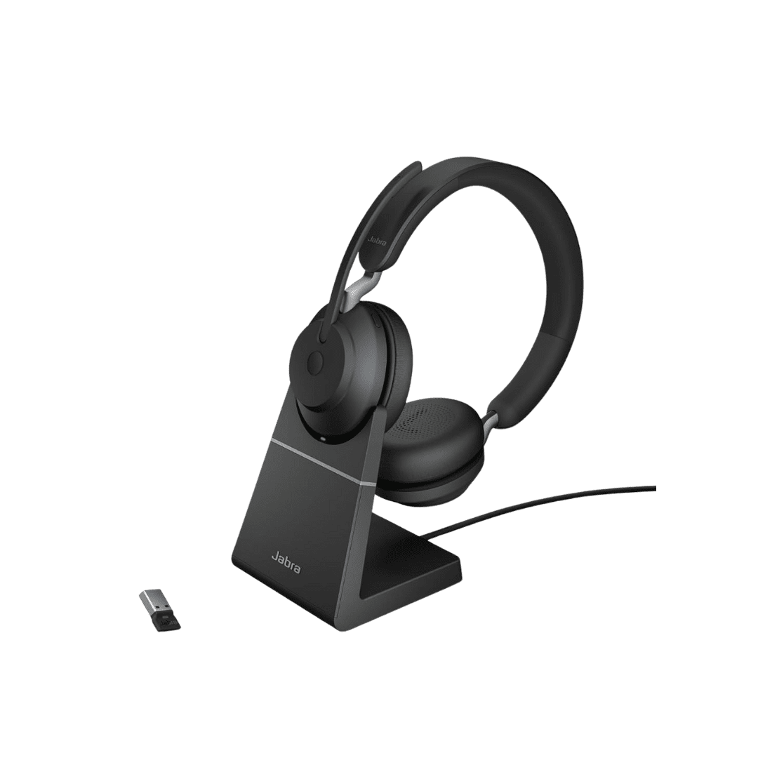 JABRA evolve2 65 MS - USB-A -Mono Headset - med opladningsstander