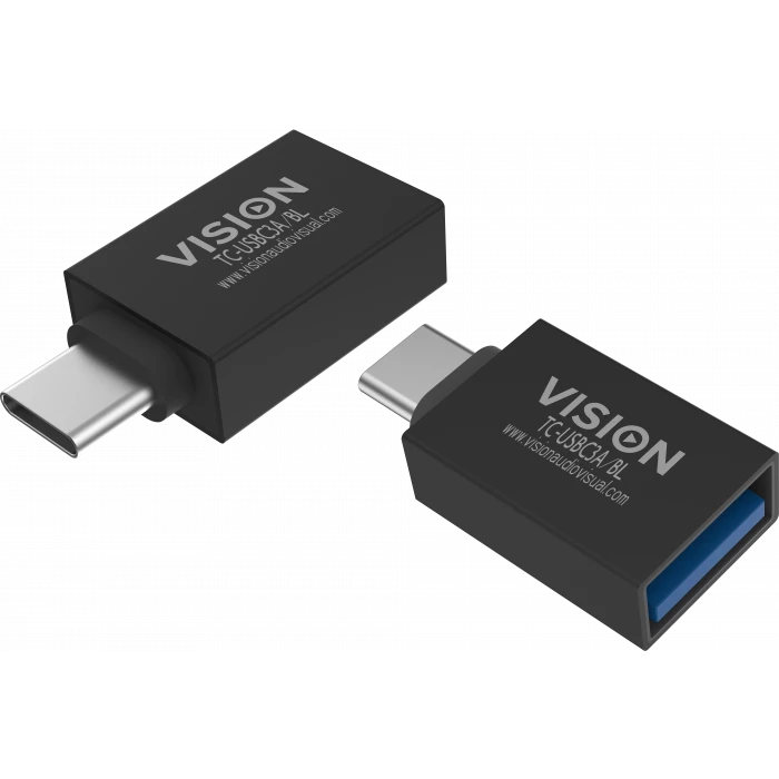 USB-C to USB 3.0A Adaptor Black