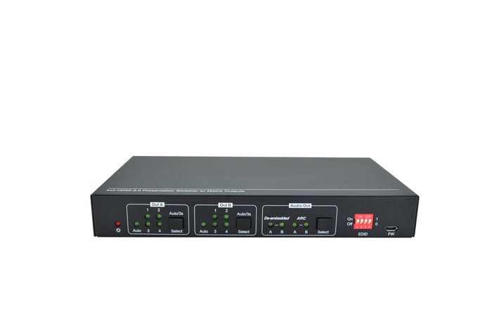 HDMI 2.0 4×2 Matrix Switcher (RS-232)