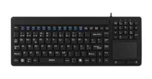 Deltaco Rubberized Keyboard w/touchpad IP68