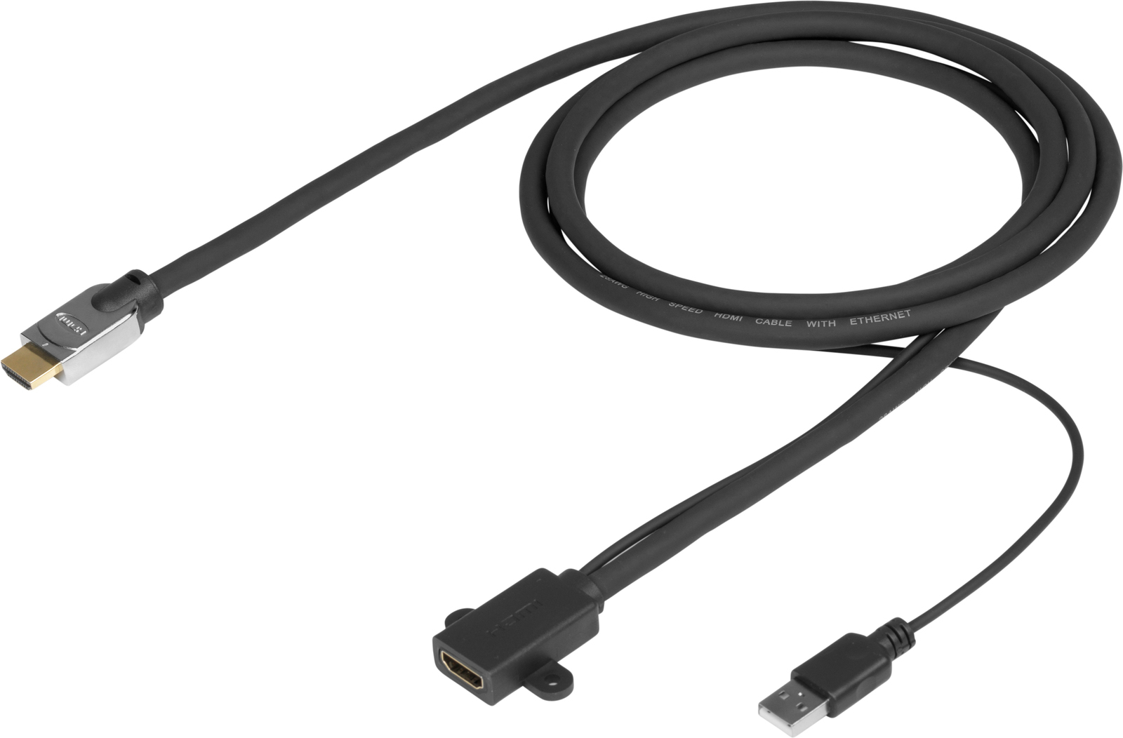 Pro HDMI 4K M/F w/usb Power Cable 2m