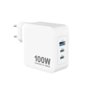 Sinox PRO AC Charger 2xUSBC 1xUSB PD100W
