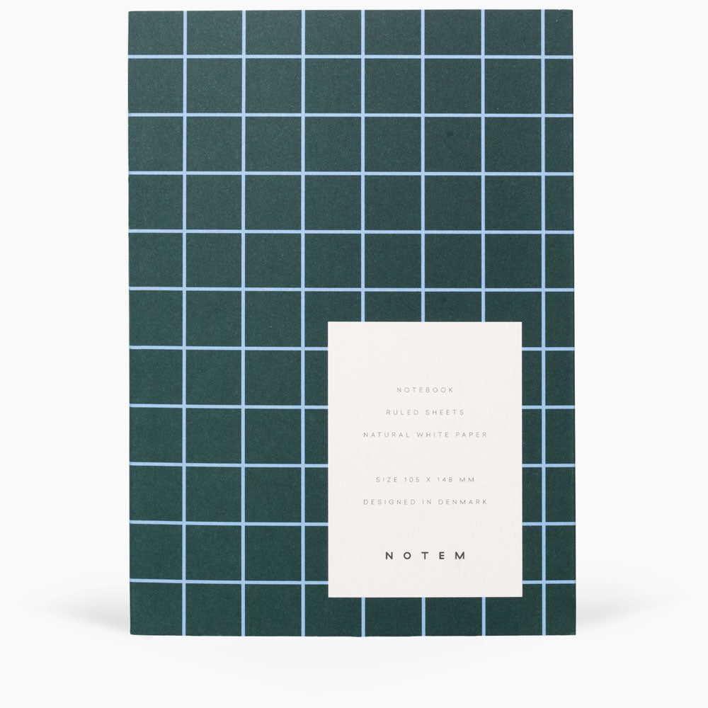 Notem Uma Flat Lay Notebook, Small – Dark Green