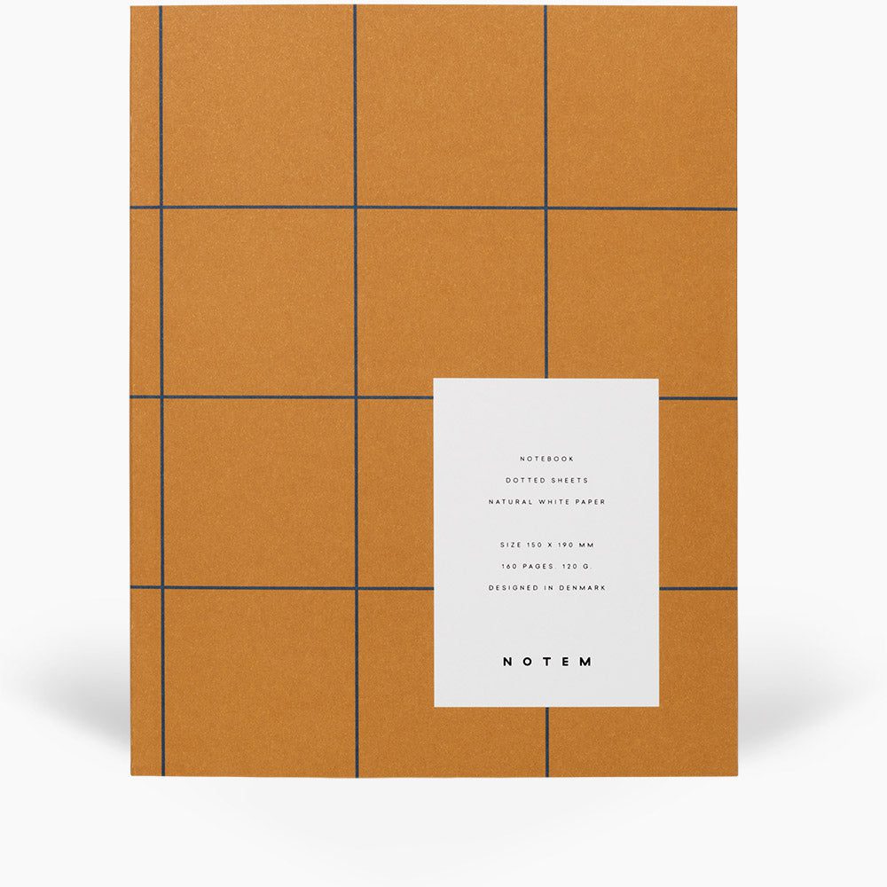 Notem Uma Flat Lay Notebook, Medium – Ochre