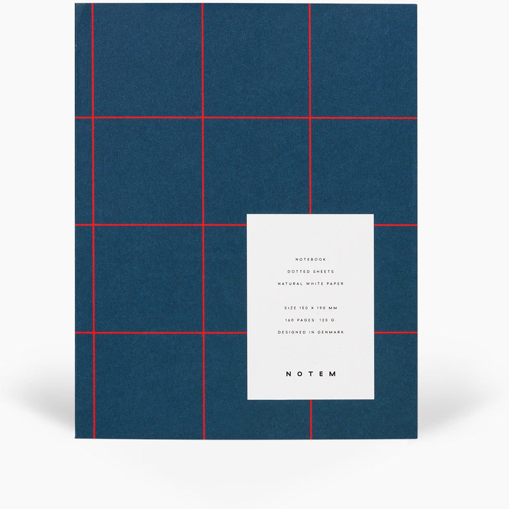 Notem Uma Flat Lay Notebook, Medium – Dark Blue
